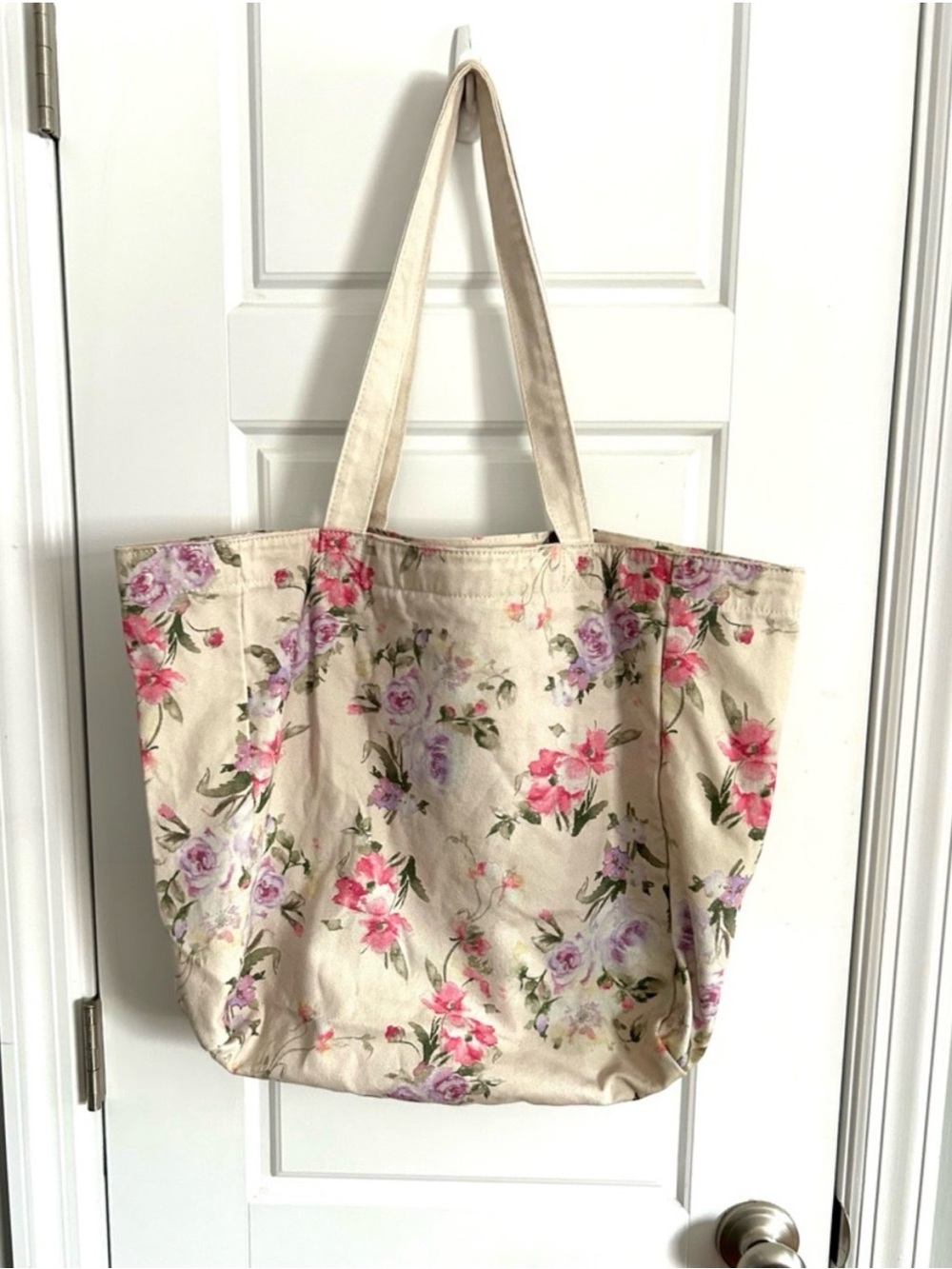 Gap x LoveShackFancy Floral Large Tote Bag & Matching Hat Set - Picture 8 of 10